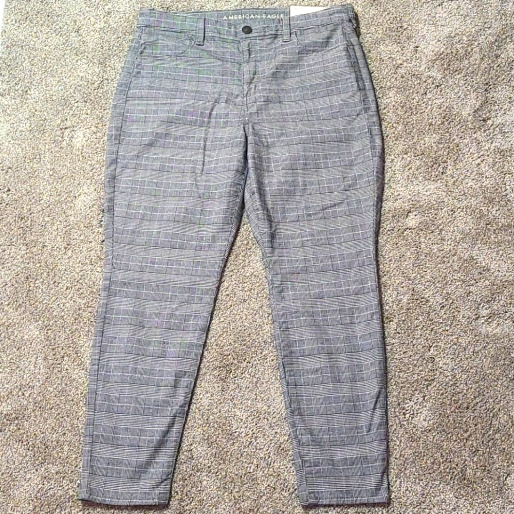 stretch high rise pant short
